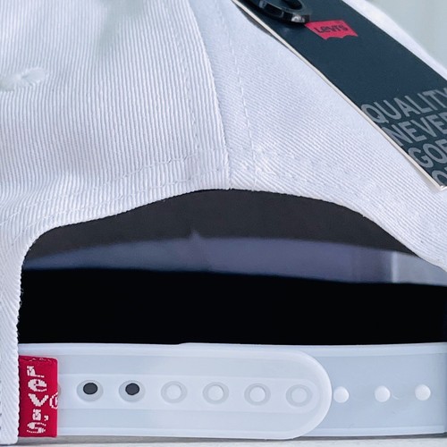 Levis Cap Mens Retro 90s Style Neon Snapback Hat Adjustable Back Logo Canvas New - Bild 7 von 7