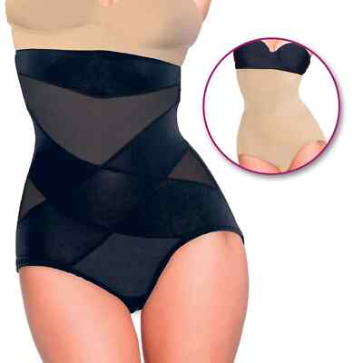 Damen Korsett Bodyshaper Schwarz Kompressionsformer Gr.M Reduziergürtel Velform