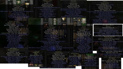 Diablo 2 Resurrected - komplette Speerwurf Amazone (Infinity, Enigma, Griffon)