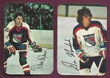 1977-78 Topps Glossy Inserts Lot #10 Dave Maloney & #12 Don Murdoch
