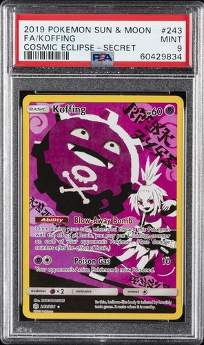 Koffing graded PSA 9 for sale on eBay