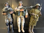 Lot of 3 1996 1964 Hasbro G.I. Joe U.S. Army Action Figures