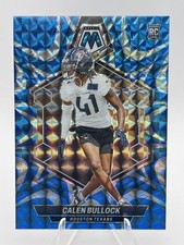 2024 Panini Mosaic - Rookies Calen Bullock #365 Reactive Blue Mosaic Prizm (RC)