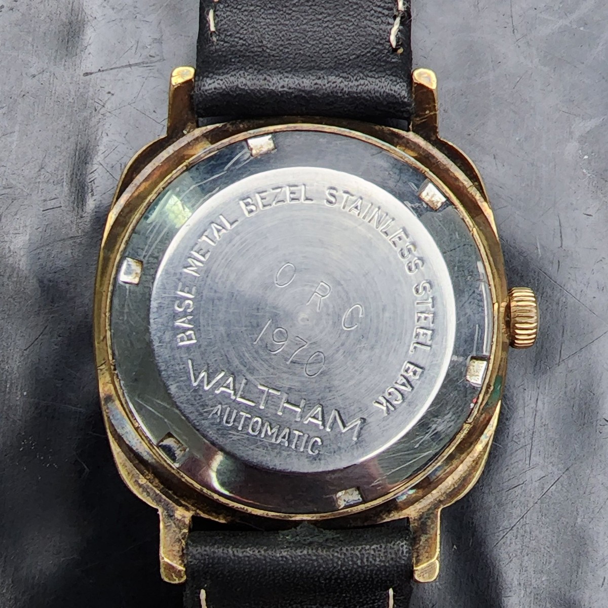 Waltham Automatic Watch 17J FB220 1960s GF Case Runs SS Back | eBay