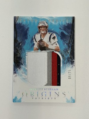2020 Panini Origins - Future Fabrics Jarrett Stidham #FF-28 /25 3-Color Patch