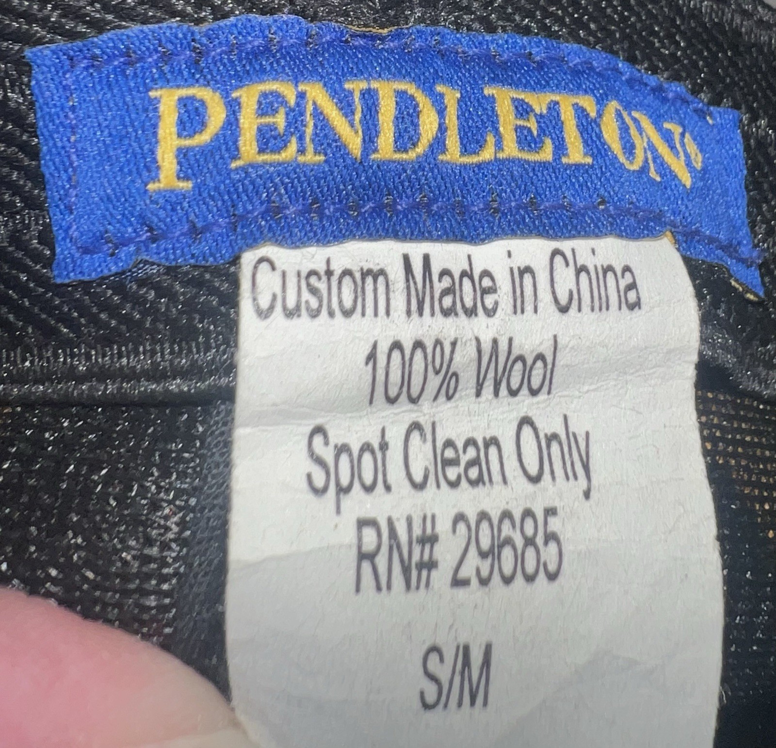 Pendleton Wool Cap Baseball Cap Hat Flat Bill Sou… - image 4