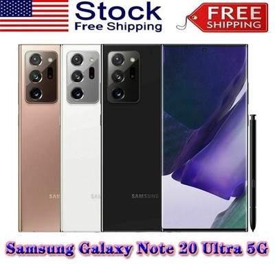 New Sealed Samsung Note 20 Ultra 5G 128GB N986U Fully Unlocked Verizon T-Mobile