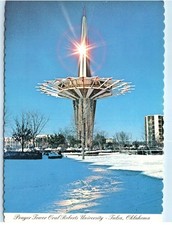 Vintage Postcard Prayer Tower Oral Roberts University Tulsa Oklahoma