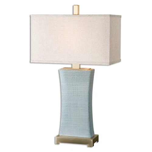 Uttermost 26673-1 Grey/Blue Cantarana 1-Light Table Lamp - Picture 1 of 2