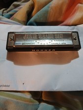 Vintage M Hohner Marine Band Harmonica Key of C 1896 w/ Paper Case box