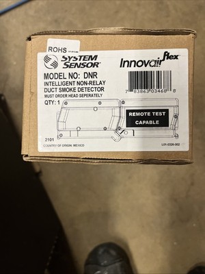 System Sensor Innovair DNR Intelligent Non Relay Duct Smoke Detector