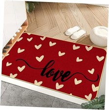 Valentine's Day Door Mat Love Doormat Wedding Anniversary Couple Gift Non Red2