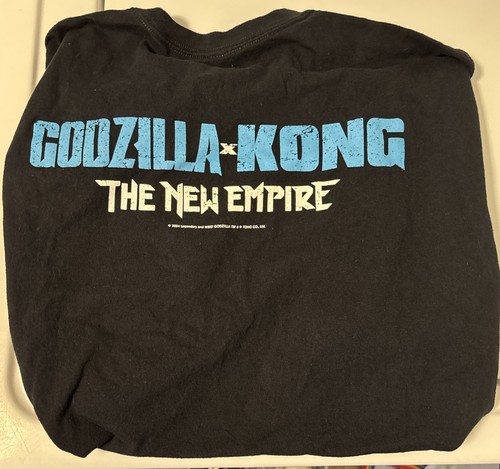 Godzilla X Kong The New Empire Shirt Mens XL Black American Red Cross Give Blood - Picture 3 of 3