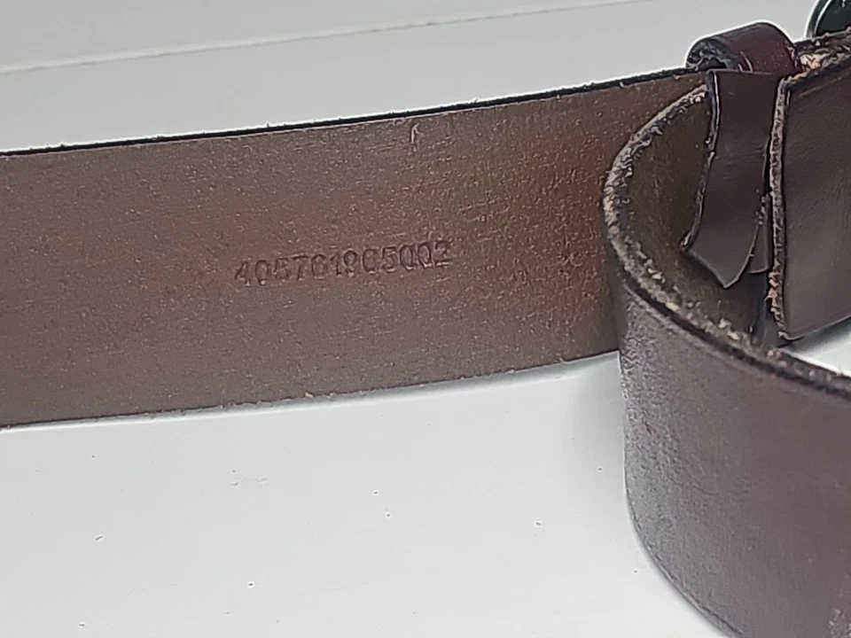 Fivela de cinto rara vintage Ralph Lauren polo prata sobre metal cobre pônei 32/80 - Imagem 4 de 4