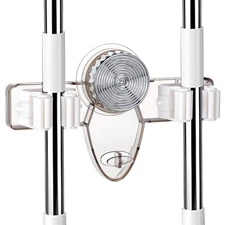 XANGNIER Broom Holder Mop Hanger Wall Mount,Suction Cup Broom Organizer Wall ...