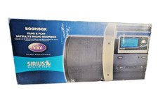 Sirius SUBX1 Dock  Play Universal Satellite Boombox  Antenna  Cords-New in Bx