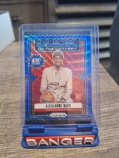 Alexandre Sarr 2024-25 Panini Prizm Luck of the Lottery Blue Wave RC /175 #6