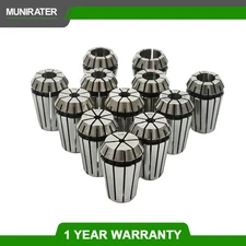 ER20 Spring Collet Set For CNC Milling Lathe Tool Engraving Machine 12Pc