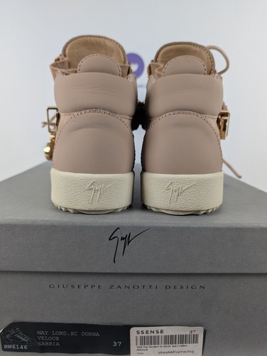 Giuseppe Zanotti sneakers women size 37 Donna Velour A9 - Picture 2 of 6