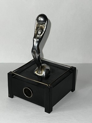 Vintage Art Deco Era Dunhill Lighter Silent Flame Table Light