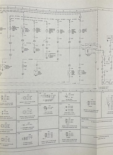 1989 Ford Cargo Truck Foldout Electrical Wiring Diagram Schematic CF6000-CF8000 - Bild 3 von 3