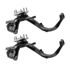 Pair Front Steering Knuckle + Wheel Hub Bearing for Ford Fusion MKZ Zephyr Milan