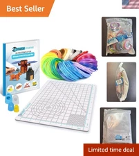 3D Pen Filament with Silicon Design Mat and Compatible Book with 11 Templates...