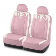 Car Seat Covers Cute Rabbit Premium Leather Seat Covers Universal Fit Pink