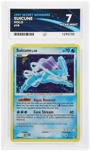 ACE 7 - Suicune - 19/132 - Secret Wonders - Pokemon Holo Rare English