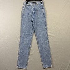 Vintage Wrangler SilverLake Jeans Womens 7/8 Blue High Waist Mom Tapered USA 90s