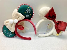 Tokyo Disney Resort Christmas 2025 Minnie Ears Headband Lil RingRing  Set of 2