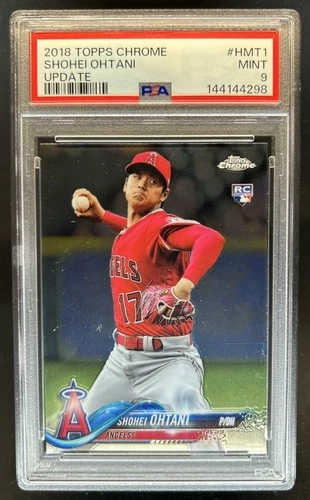 2018 Topps Chrome Update Shohei Ohtani RC Rookie #HMT1 Angels PSA 9