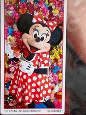 Tokyo Disney Resort 35th Ninagawa Mika Minnie Bath Towel 150x80cm Japan Limited