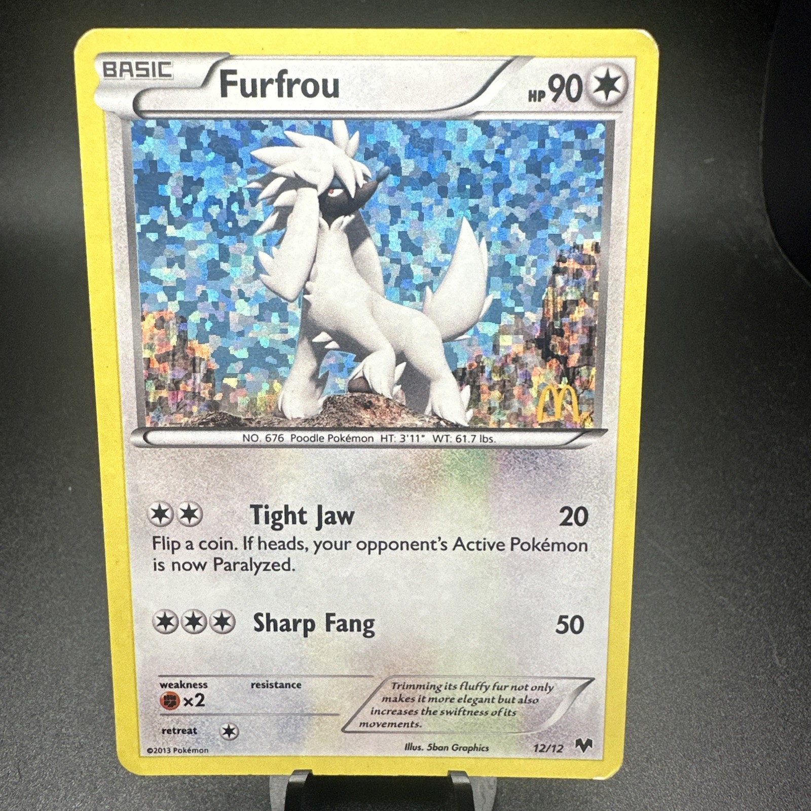 Furfrou - 12/12 012/012 - Pokemon McDonald's Promos 2014