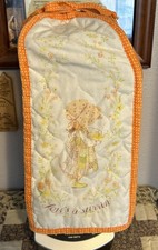 Holly Hobbie Appliance Cover Love's A Stirrin Orange Quilted Kitchen Vintage 70s