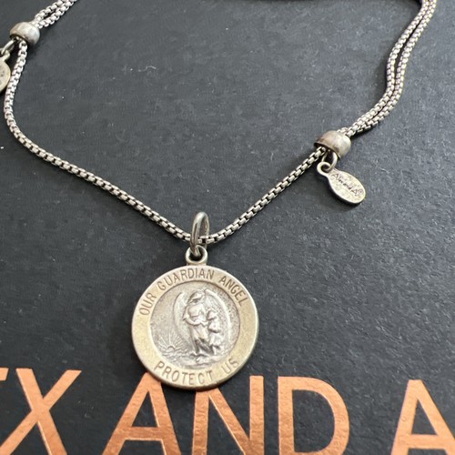 Alex und Ani Sterlingsilber Schutzengel Zugkette Armband - Bild 2 von 10