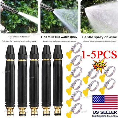 #ad 1 5PCS High Pressure Car Wash Water Gun Spray Nozzle Portable Washer for Auto US $5.68
