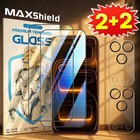 [2+2] Tempered Glass Screen Lens Protector F iPhone 17 16 15 14 13 12 11 Pro Max