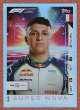 2025 Sack HADJAR - [TURBO ATTAX] - FORMULA 1 TOPPS SUPER NOVA FOIL F1 CARD #349