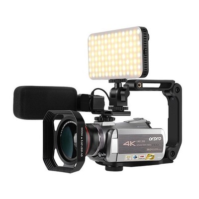 ORDRO AZ50 13MP 4K Camcorder Professional Video Camera w/ Microphone Lens ot25 #