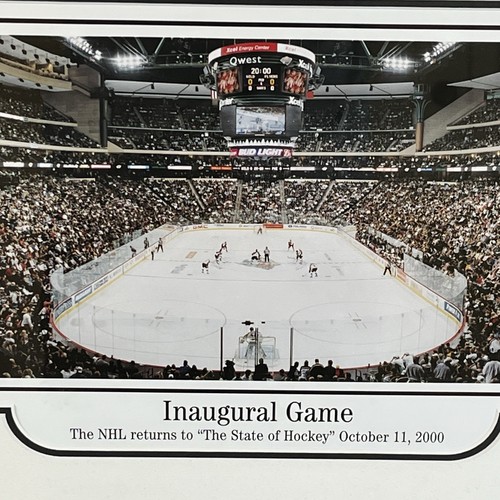 NHL 2000 Minnesota Wild Póster Juego Inaugural El Estado del Hockey Panorámico - Imagen 2 de 9