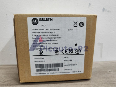2025 140G-G2C3-D10 Allen Bradley 140G 125A Frame Molded Case Circuit Breaker