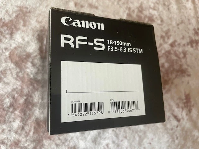 Canon RF-S 18-150mm f/3.5-6.3 IS STM Wide-Angle to Telephoto Zoom Lens New BOXED - Image 3 of 4