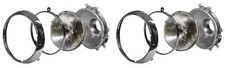 7 Round Headlight Assembly With Halogen Lights For 72-86 Jeep Cj5 Cj6 Cj7