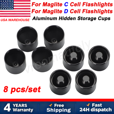 #ad #ad For Maglite C D Cell Dry Storage Hidden Cups Anodized Aluminum Non Freeze Plug $60.99