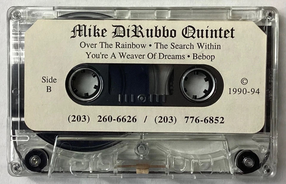 Mike DiRubbo Quintet - S/T (Cassette, 1994) Jazz Private Press Saxophone Foto 4 de 4
