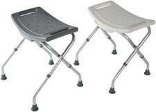 , Sgabello Da Doccia Pieghevole Bora, Ultra-Compatto, Seduta Ampia E Anatomica, 