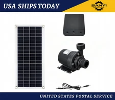 50W Solar Fountain Pump Kit 12V DC 800L/H for Garden Pond Pool Outdoor Water