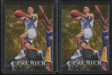 1994-95 Upper Deck Premier (LOT x2) JASON KIDD #2 RC Rookie Mavericks JA142
