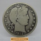 1912 Barber Silver Half Dollar - #C57355NQ